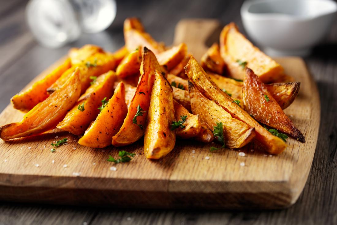 Sweet potato wedges