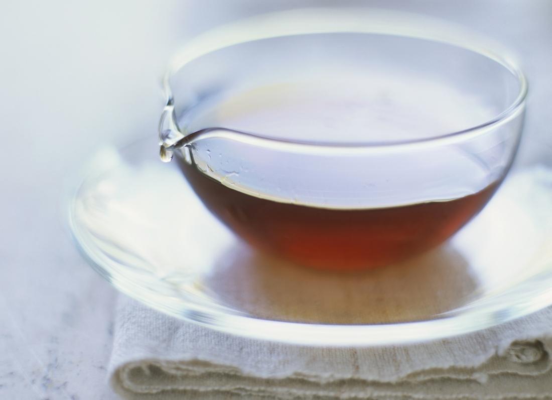 Syrup or nectar in a glass bowl