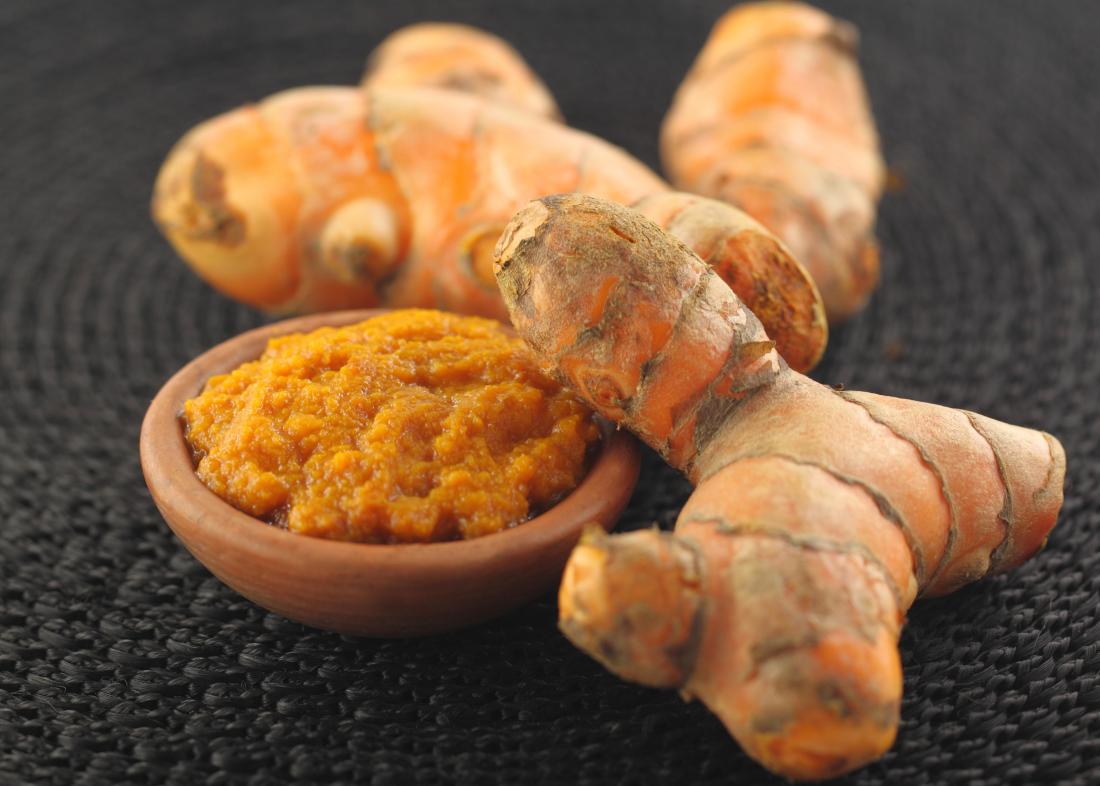 Turmeric with turmeric paste